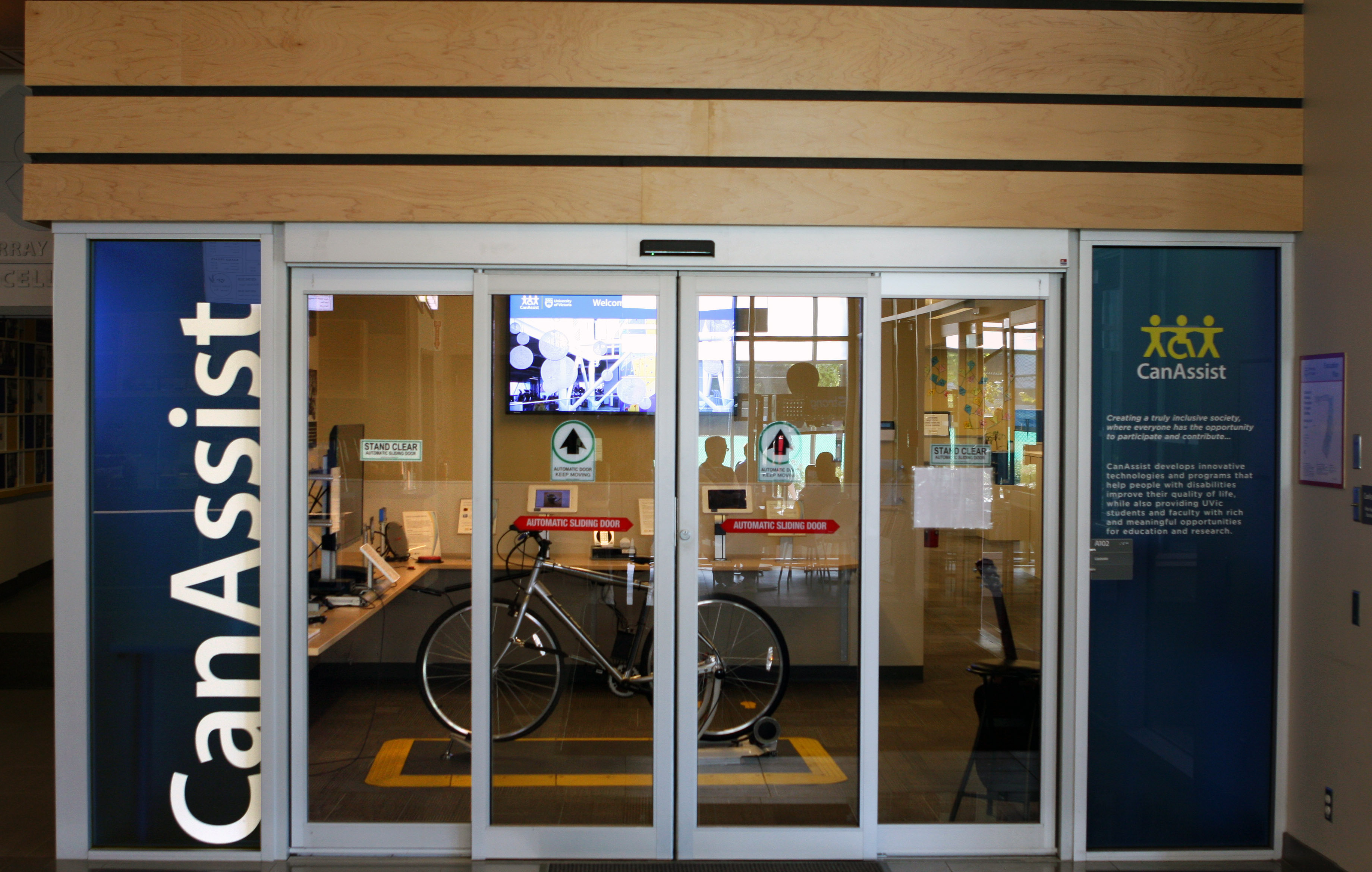 CanAssist's front entrance within the CARSA building